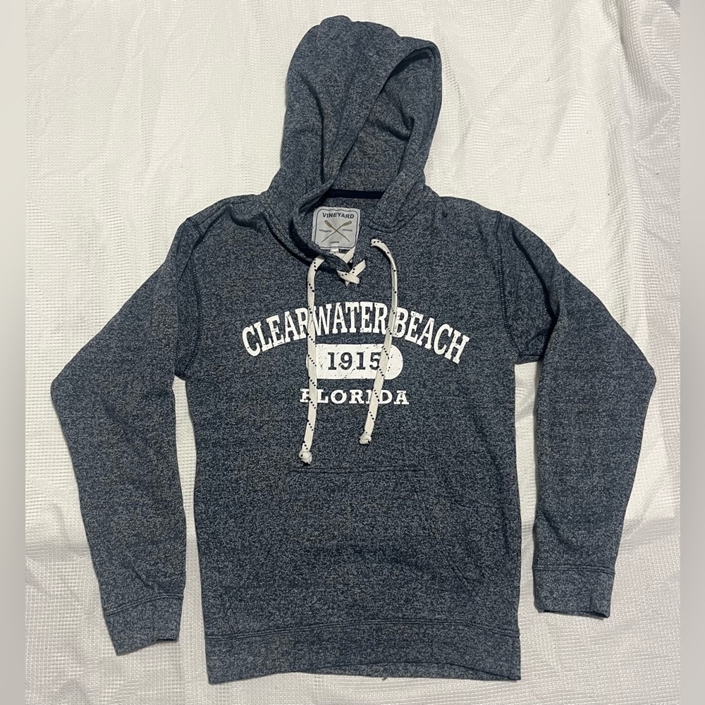 Clearwater Beach Gray Hoodie Sweatshirt Women’s Size Small
